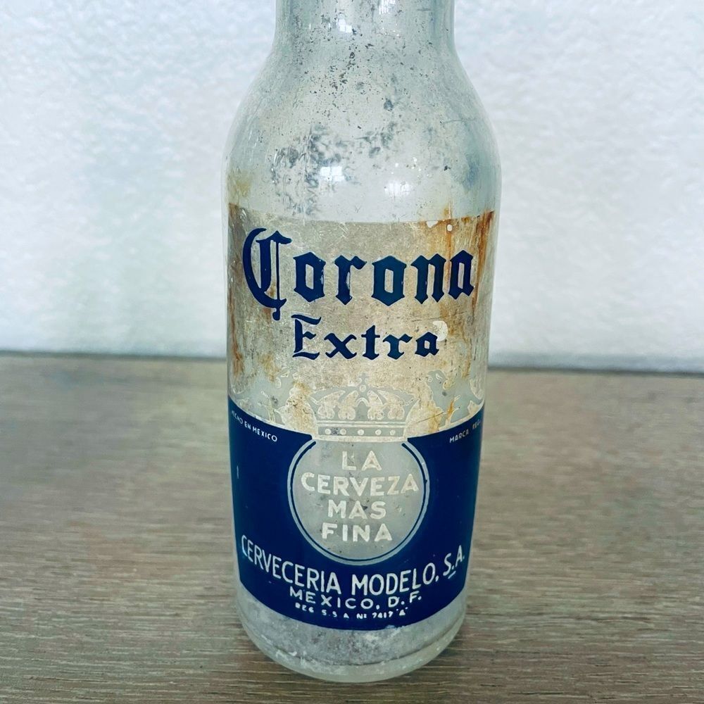 Vintage Mexican Corona Glass Beer Bottle
